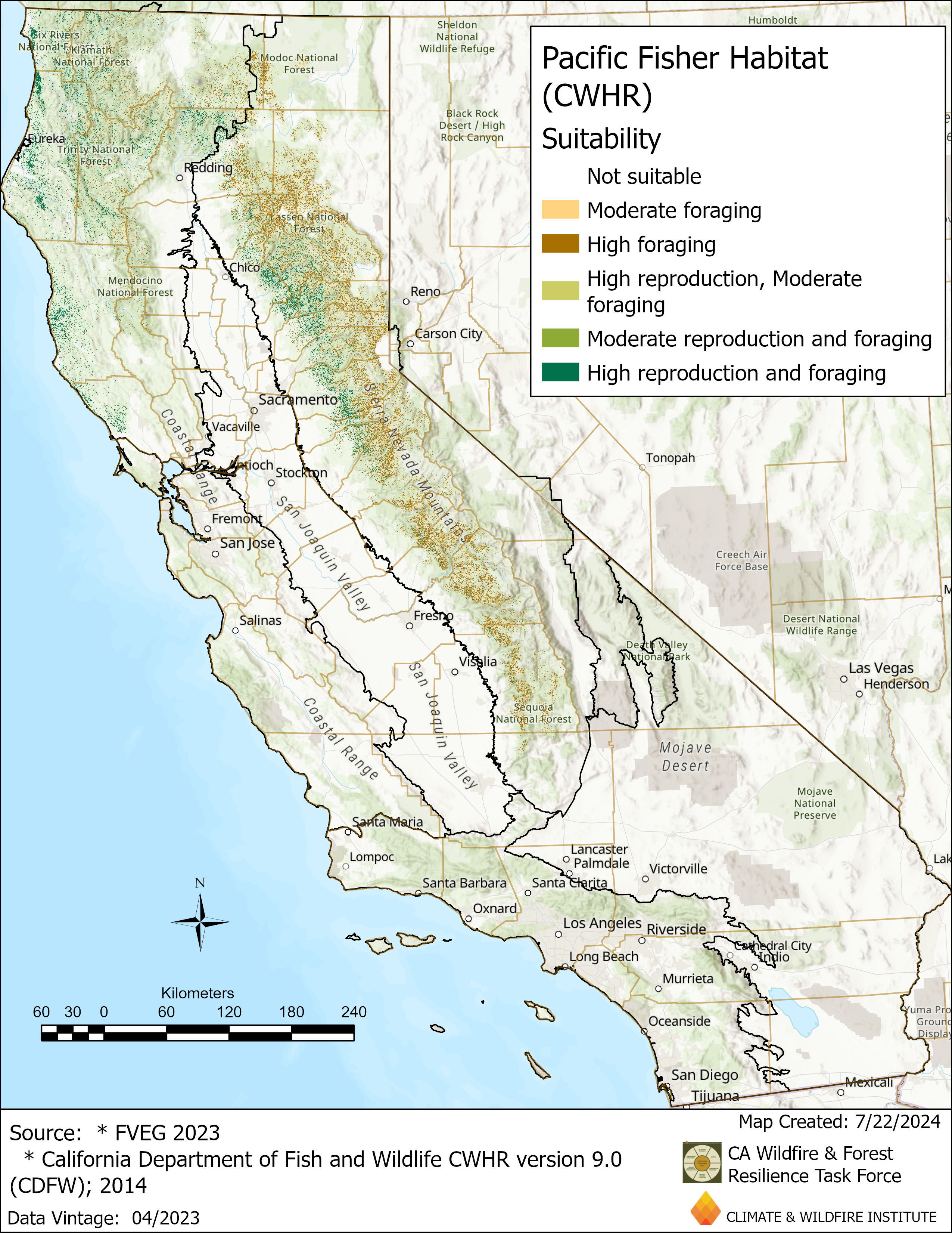California Landscape Metrics (CLM)